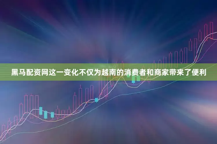 黑马配资网这一变化不仅为越南的消费者和商家带来了便利